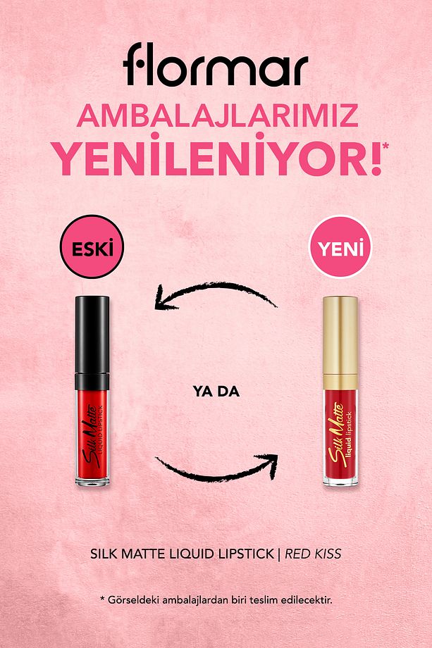 Silk Matte Yüksek Pigmentli & Mat Bitişli Nemlendirici Likit Ruj - 3