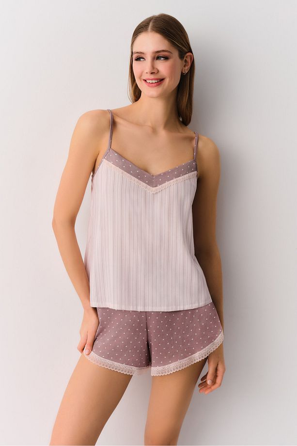 Isabella Şort Pijama Takımı - 2