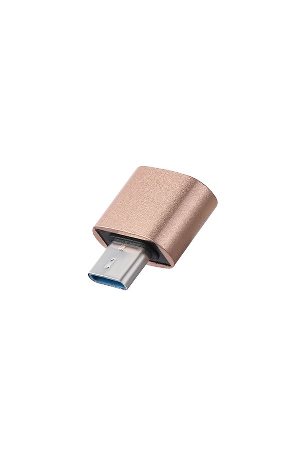 Tc32 Utv007 Chip Android Video Dvr Uyumlu USB to Typec Otg Type-C Çevirici Adaptör Gold - 5