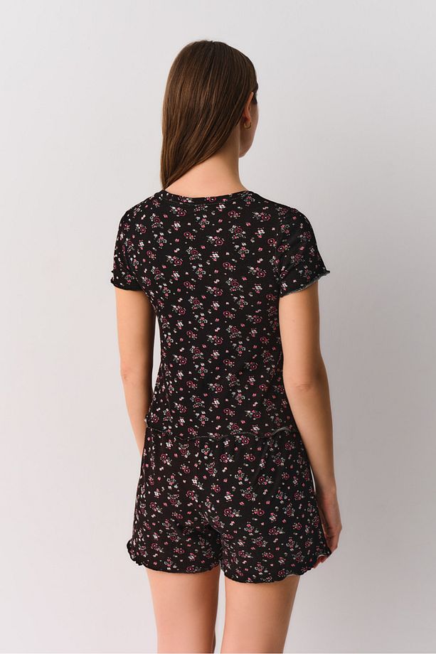 Mina Maskülen Şort Pijama Takımı - 4