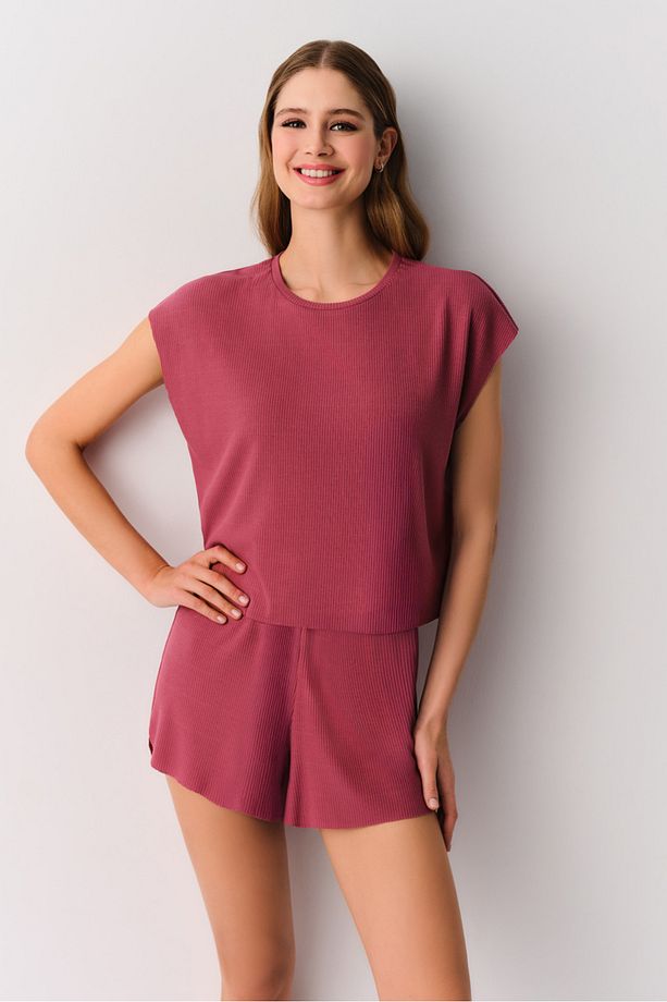 Rosemary Şort Pijama Takımı - 2