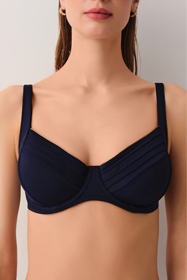 Pipe Aksesuarlı Bikini Üst - 3