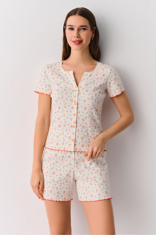 Mina Maskülen Şort Pijama Takımı - 2