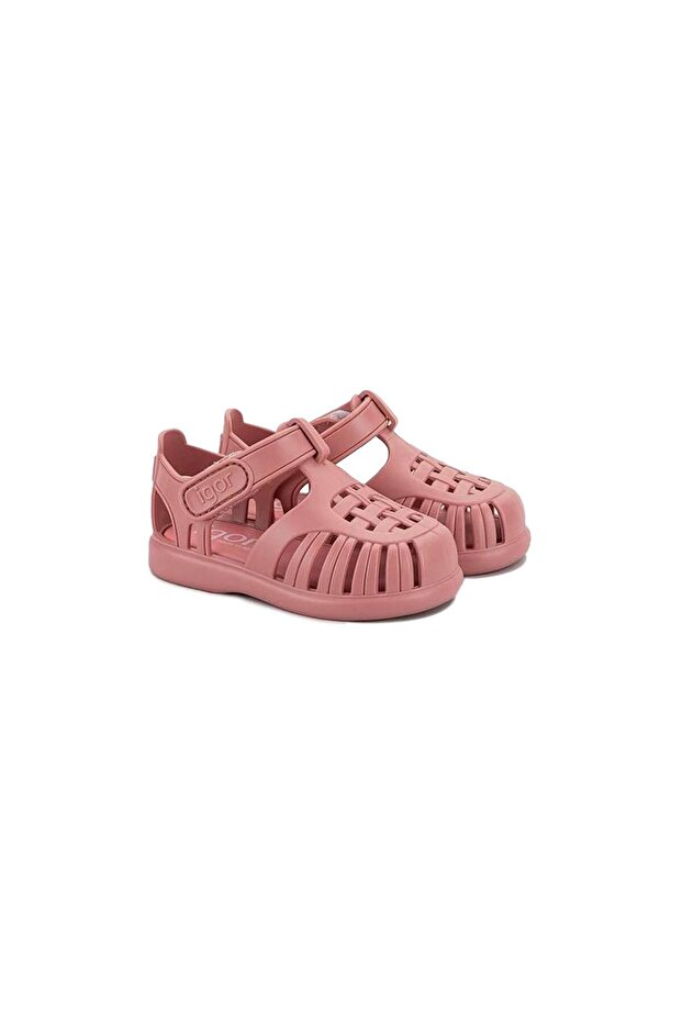 S10271 Tobby Solid Sandalet Rose - 2