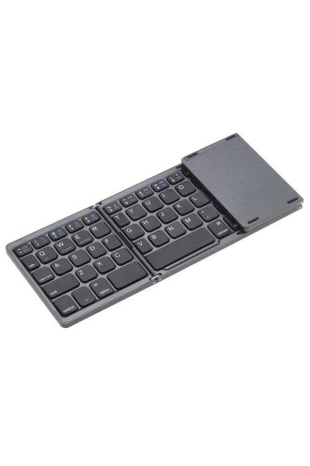 KKmoon Wireless Bluetooth Keyboard With Touchpad Black - 1