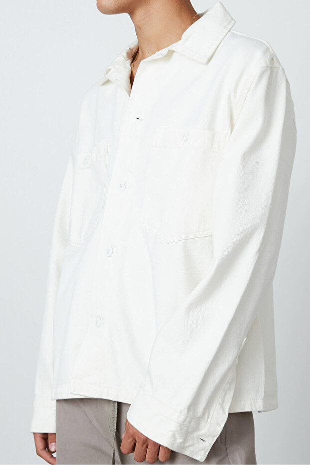 Oversize Gömlek Ceket - 4