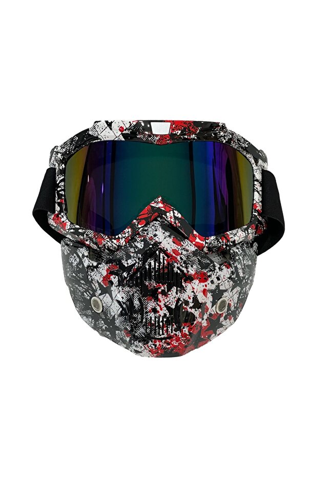 SW 710 Desenli Jet Maske - 1