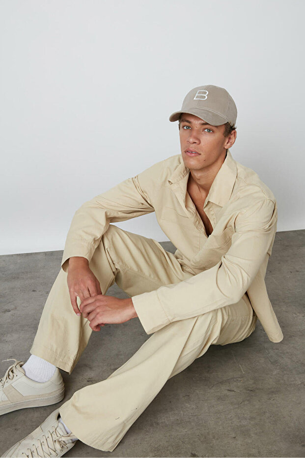 Lastikli Gabardin Pantolon - 2