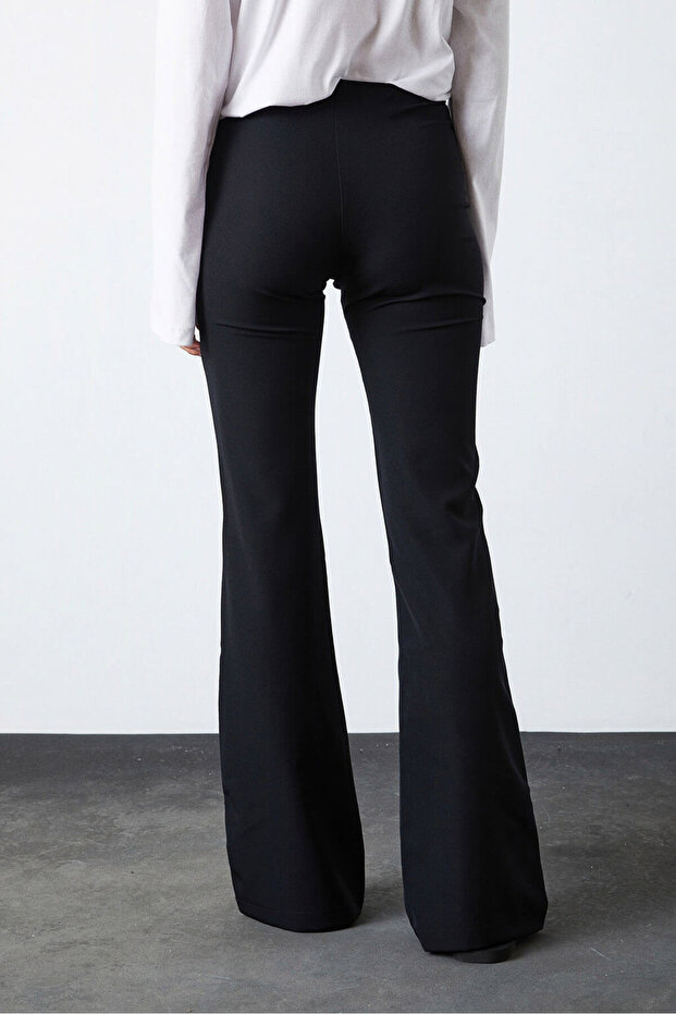 Orta Bel Flare Pantolon - 4