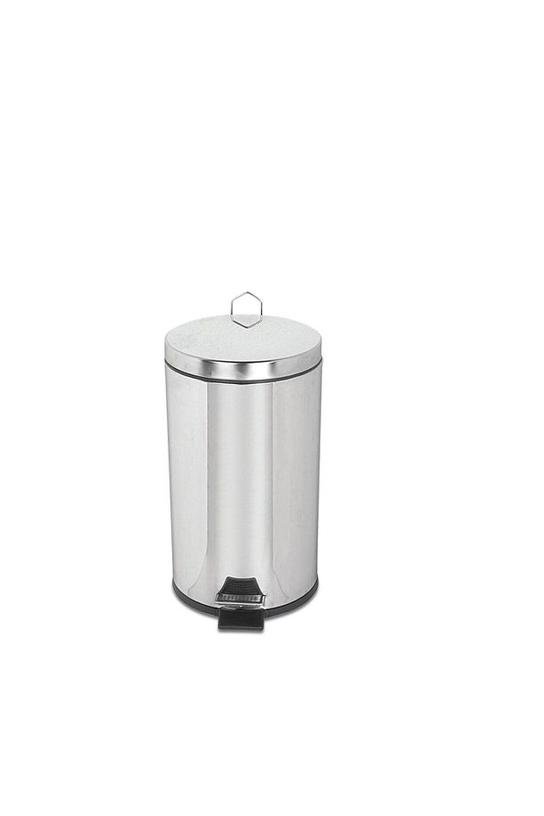 Krom Pedallı Çöp Kovası 16 Lt. - 1