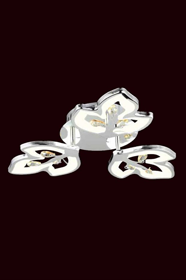 40watt Kumandalı Plafonyer Avize - Krom - 1