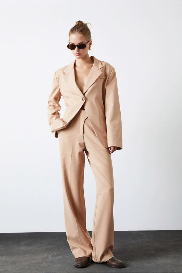 Bel Detaylı Pantolon - 1