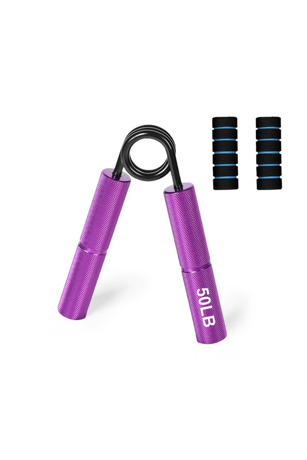 50LB Metal Hand Gripper 50LB-350LB Strengthener Finger Exerciser Grip Strength Muscle Arms Trainer R