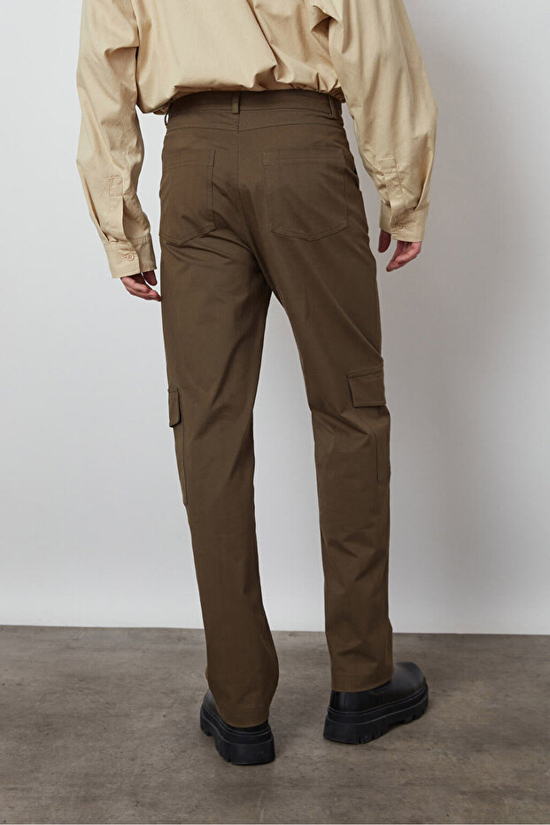 Gabardin Kargo Pantolon - 4