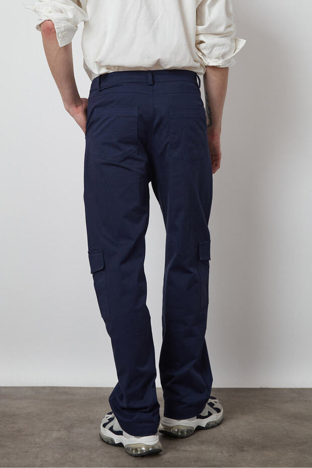 Gabardin Kargo Pantolon - 5