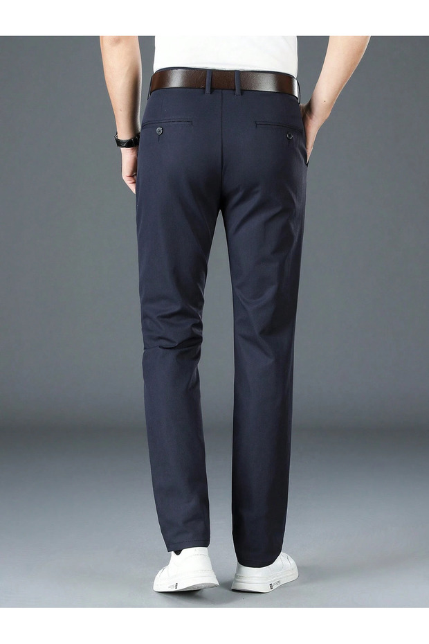 Casual Regular Fit Erkek Chıno Pantolon - 5