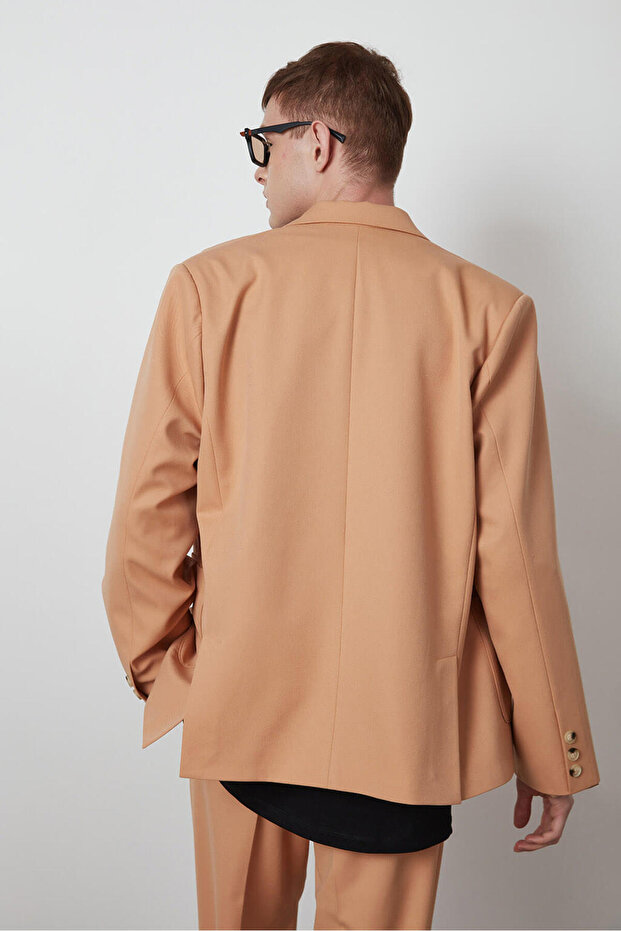 Kruvaze Oversize Ceket - 5