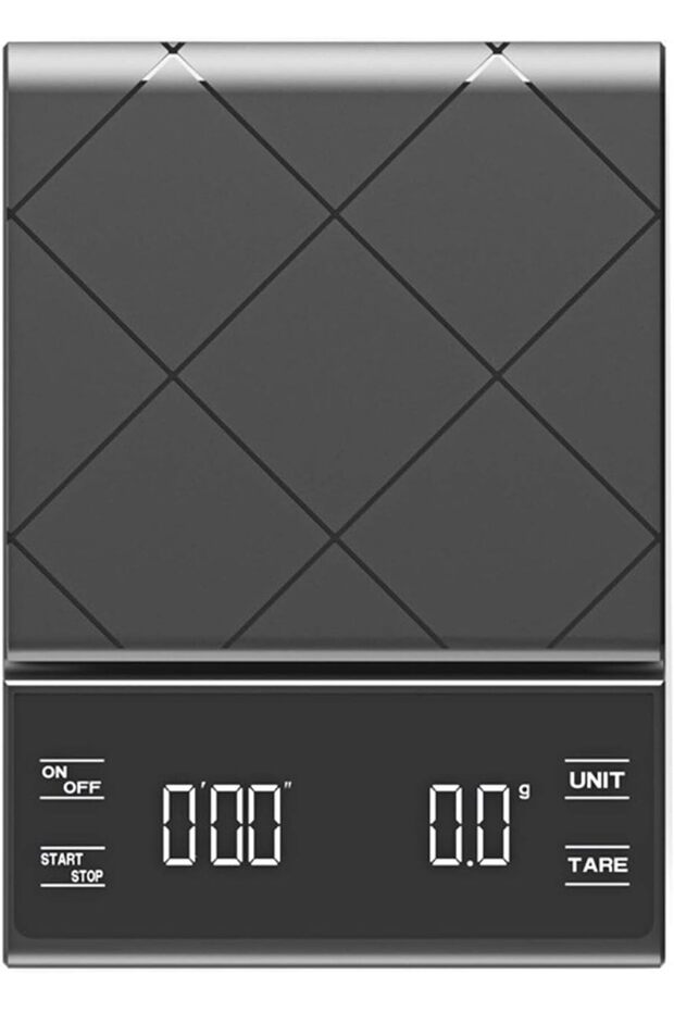 ميزان مطبخ رقمي مزود بشاشة عرض مؤقت LED ووظيفة تصفير الوزن - 2
