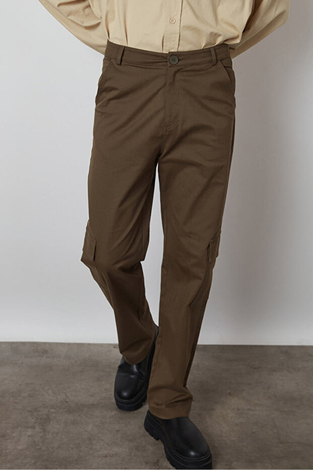 Gabardin Kargo Pantolon - 3