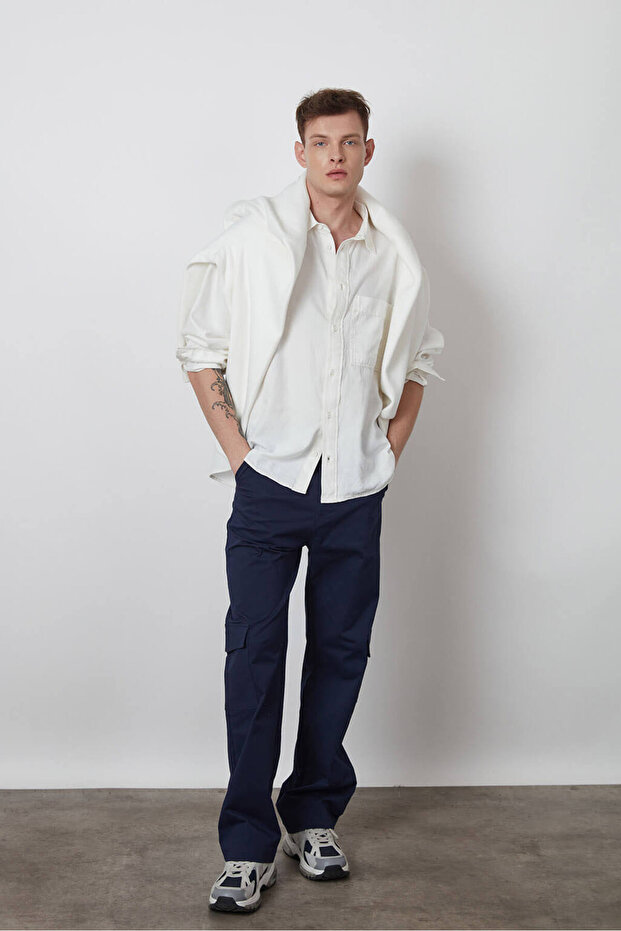 Gabardin Kargo Pantolon - 2