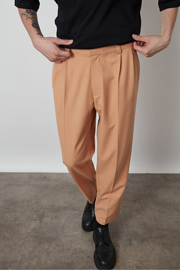 İki Pile Slim Pantolon - 3