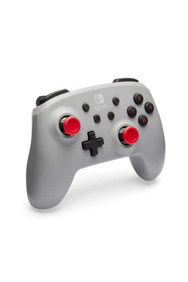وحدة تحكم لاسلكية PowerA لجهاز Nintendo Switch - رمادي عتيق - 4