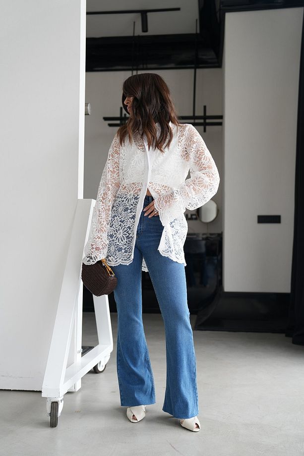İspanyol Paça Basic Jean - 1