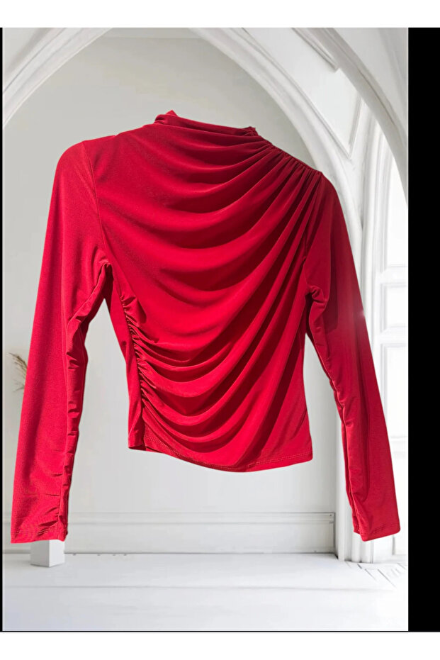 slim detaylı bluz - 2