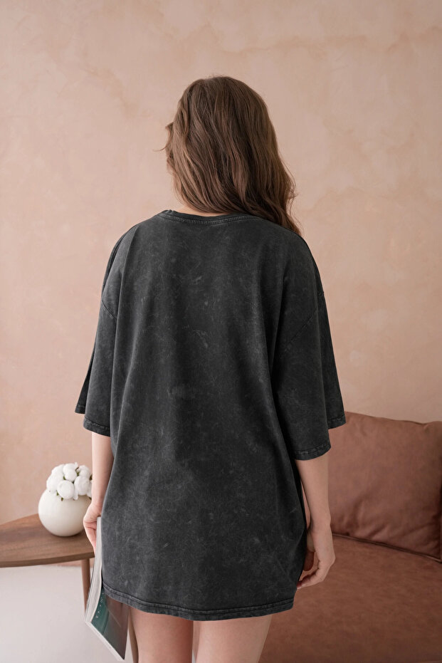 Printed Casual Basic T-Shirt - 6