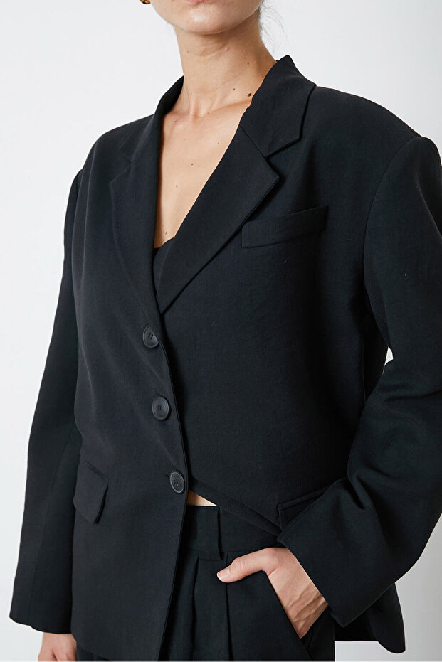 Oversize Blazer Ceket - 4