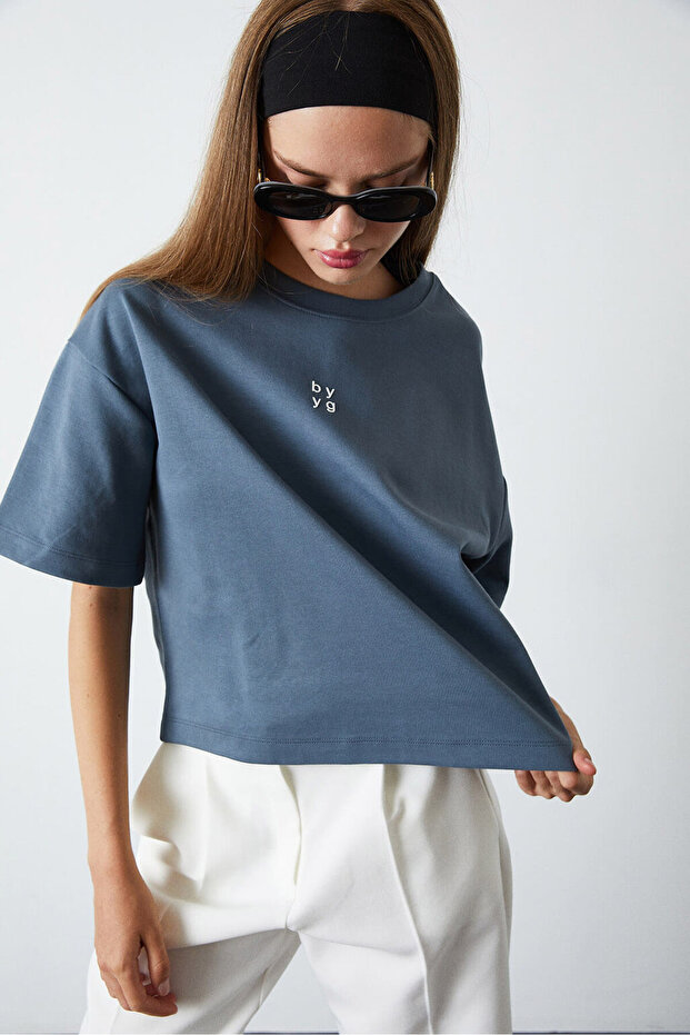 Baskılı Kısa Tshirt - 2