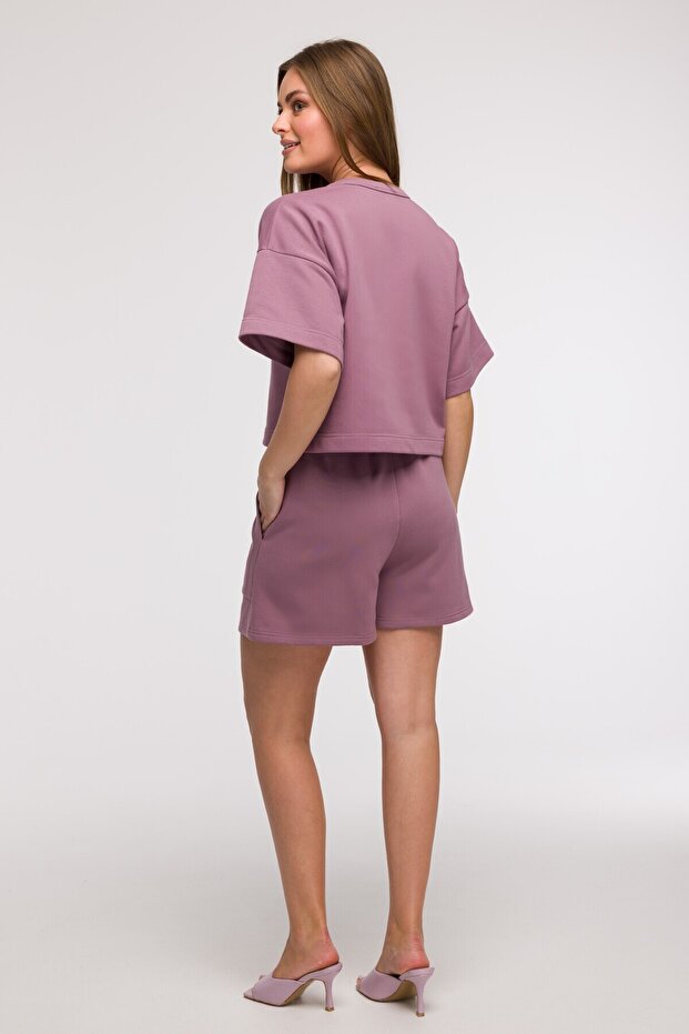 Hanorac cu decolteu plic - 4