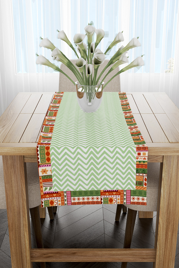 Tropical Patterned Runner 40X220Cm - 1