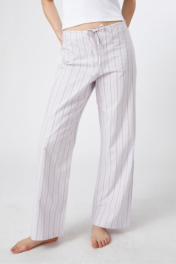 Bağcıklı Poplin Pantolon - 2