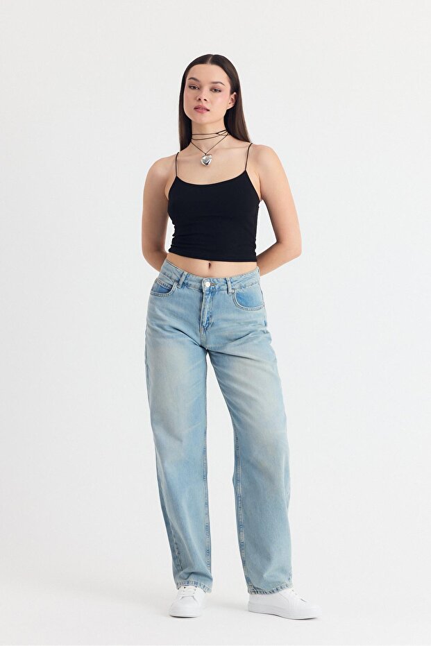 Black Thin Strap Fitted Basic Inertia 947 - 8