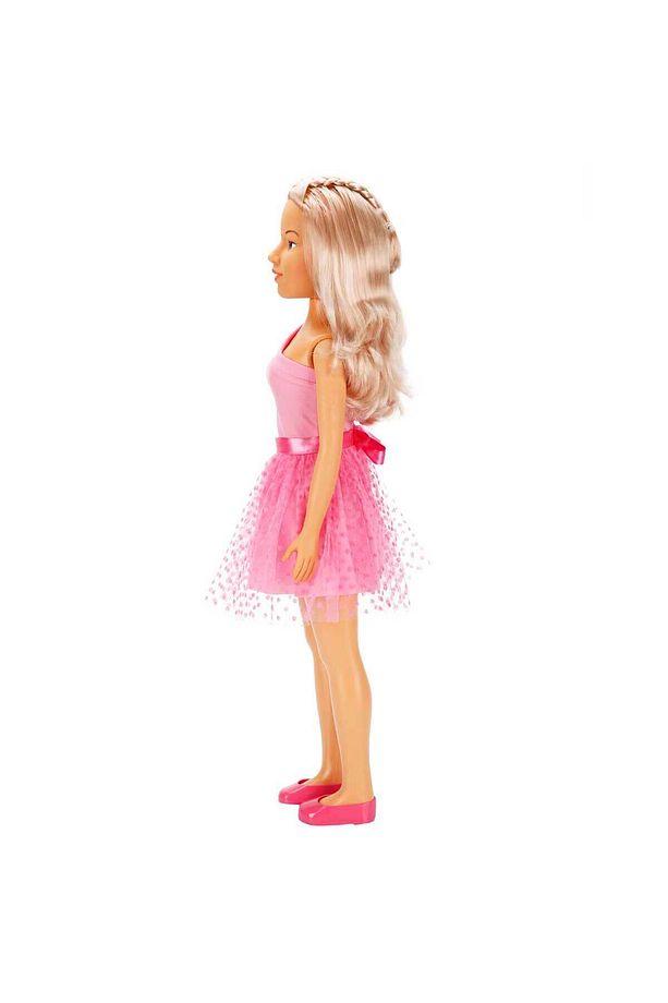 Clara Party Yürüyüş Arkadaşım 80 cm - Pembe Elbiseli Oyuncak Bebek - 4