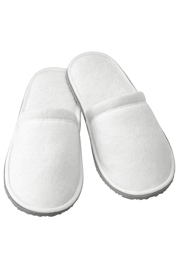 TÅSJÖN Slippers, white, L/XL