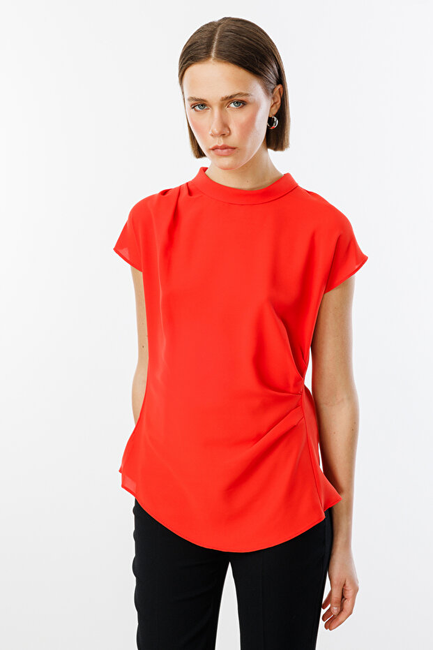 Drapeli Kolsuz Bluz - 1