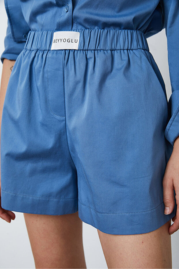 Poplin Kısa Şort - 4