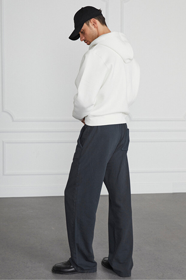 Oversize Kısa Hoodie - 3