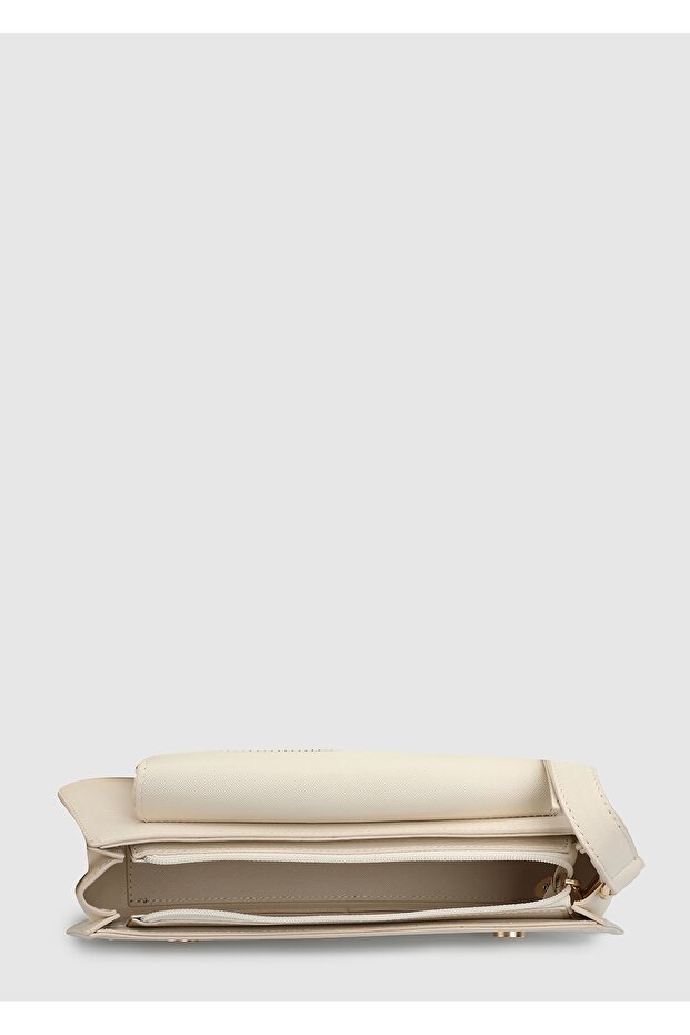 Geantă de umăr de damă bej - 4