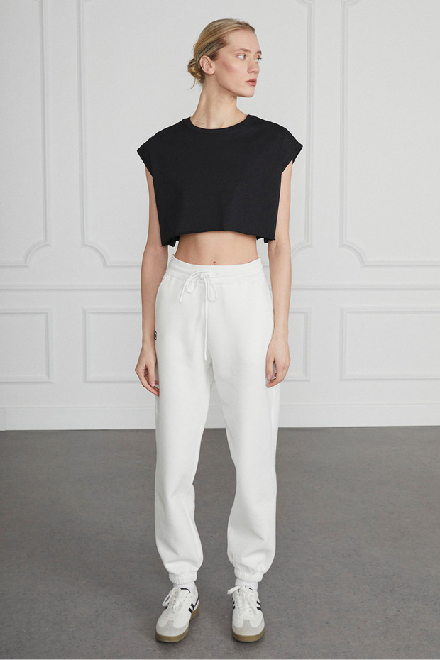 Baskılı Crop Tshirt - 2