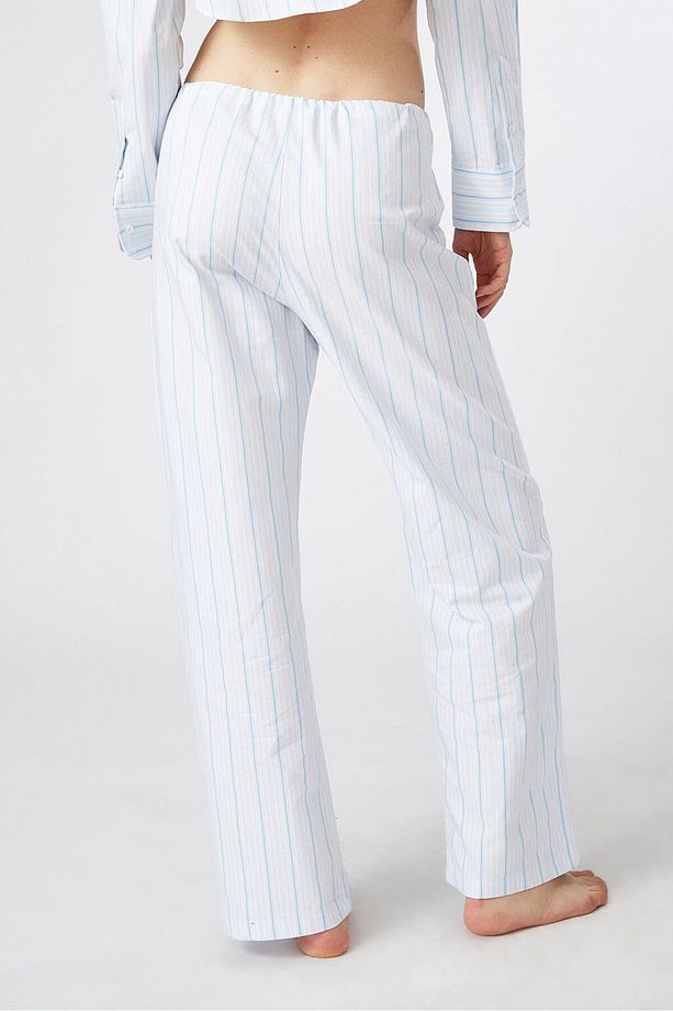 Bağcıklı Poplin Pantolon - 4