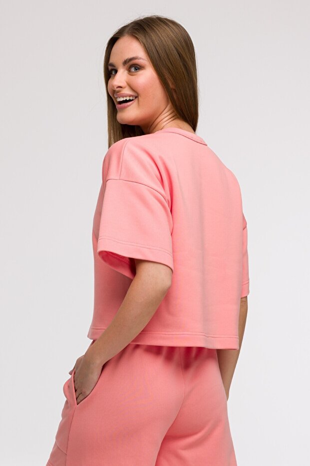 Hanorac cu decolteu tip plic - 2