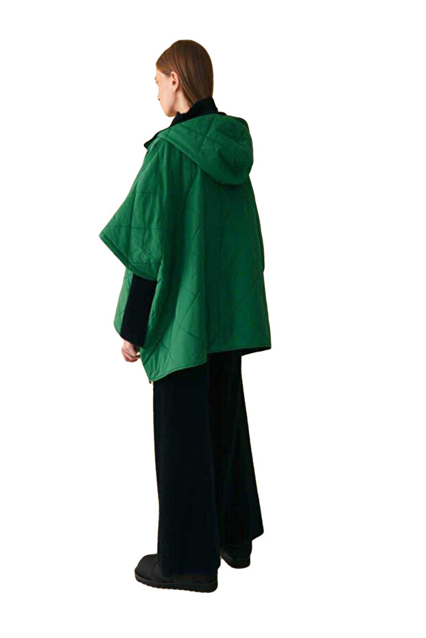 Yeşil Kapitone Panço - 7