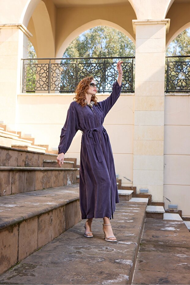 MİSSWHENCE Cupro FERACE MOR - 6