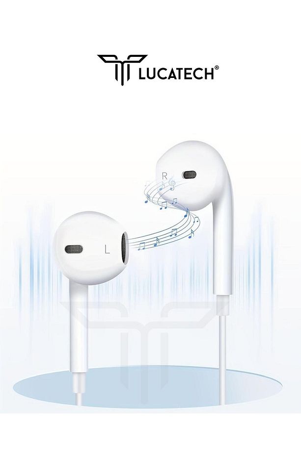 Samsung Galaxy A50 / A51 / A52 / A53 / A54 / A55 uyumlu Type-C Kablolu Kulak İçi Kulaklık - 5