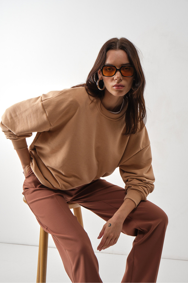 Oversize Basic Sweatshirt - 2