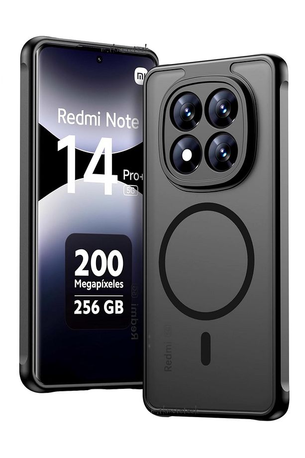 Xiaomi Redmi Note 14 Pro Plus Kılıf Mat Magsafe Şarj Özellikli Darbe Önleyici Hassas Butonlu Lensli - 1
