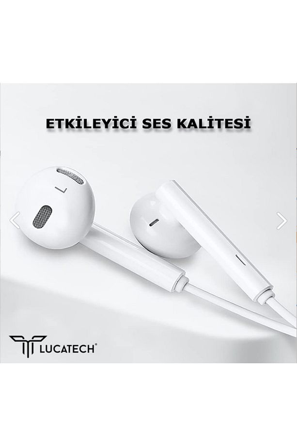 Samsung Galaxy A50 / A51 / A52 / A53 / A54 / A55 uyumlu Type-C Kablolu Kulak İçi Kulaklık - 4